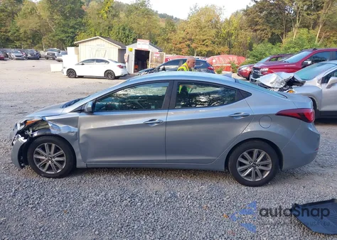 2015 Hyundai Elantra Se z USA, uszkodzony, nr VIN 5NPDH4AE3FH600907